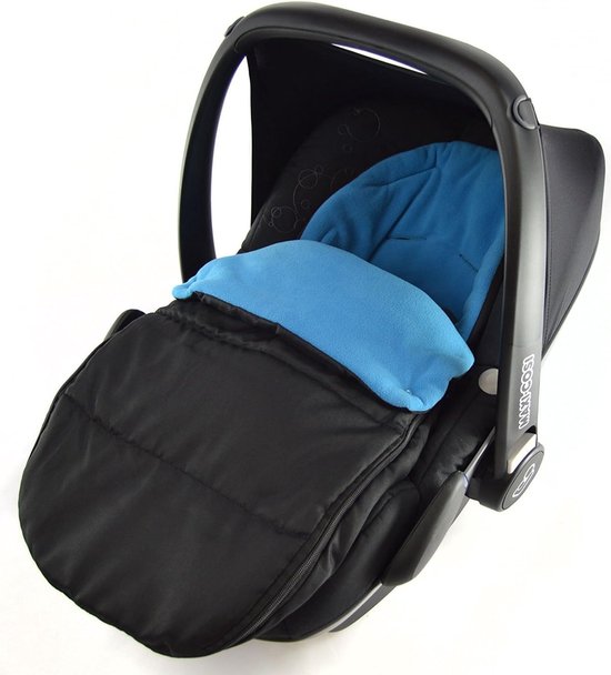 Autostoel Voetenzak - Baby deken - Warme reis - Wind waterafstotend - 43 x 31 cm - Oceaanblauw — afbeelding 2