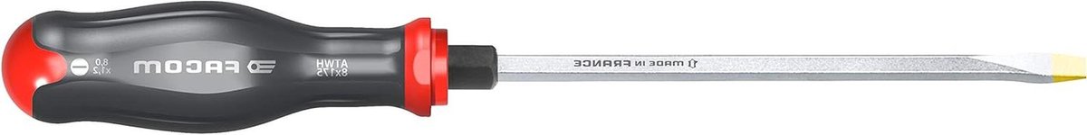 Schroevendraaier - Zeskant gereedschap - Vastzetten schroeven - Verhoogd draaimoment - 250 mm - Zwart