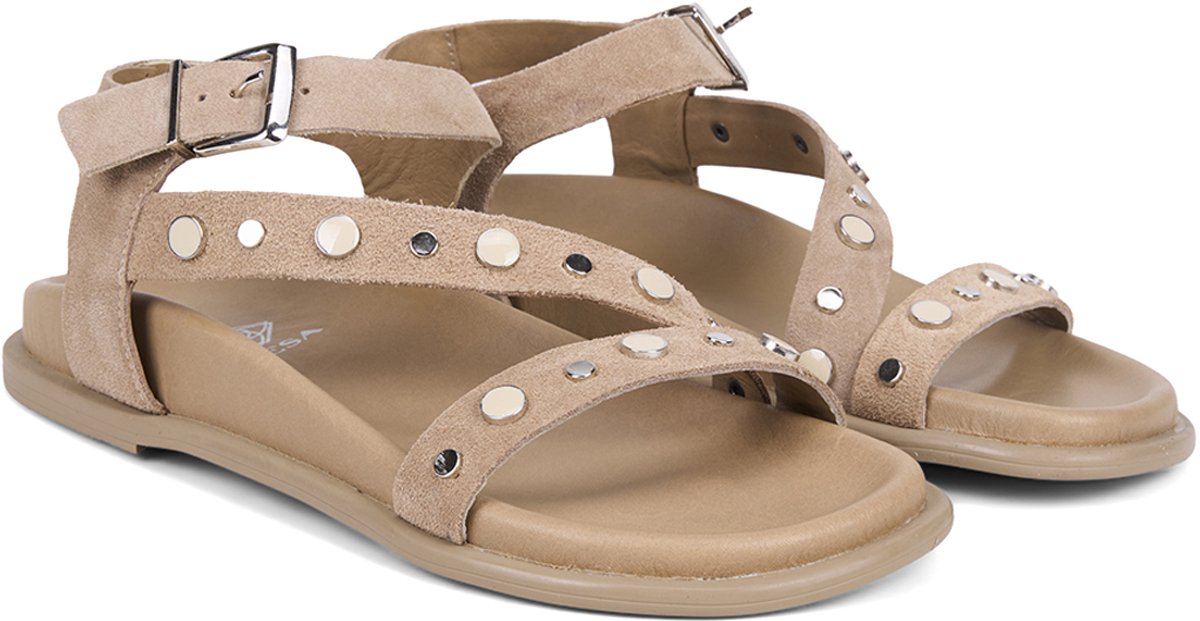 DESA Sandalen Suède Vrouwen Schoenpunt: Nez ouvert Beige