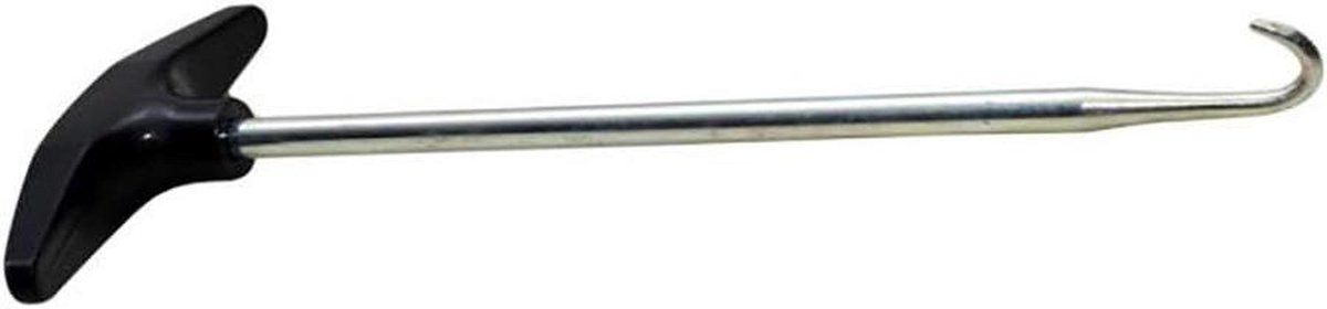 Veerhaak Trekker - Gereedschap - Onderdelen Monteren - Gelegeerd Staal - 175x90mm - Zwart