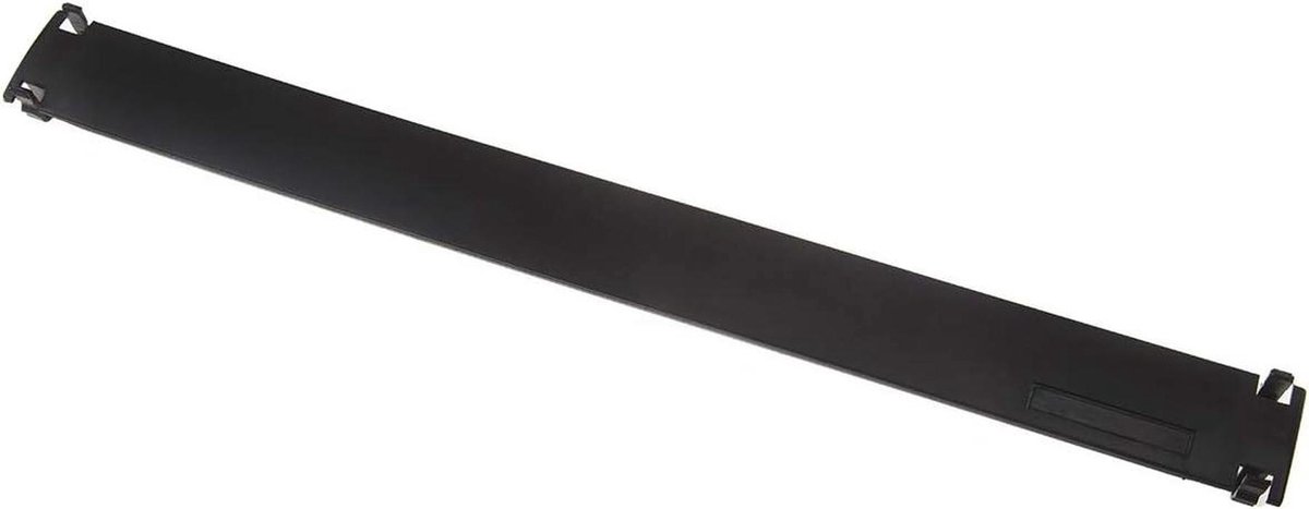 Blindplaat - Afdekpaneel - Kast Organisatie - 1U Hoogte - 483 x 6 mm - Zwart