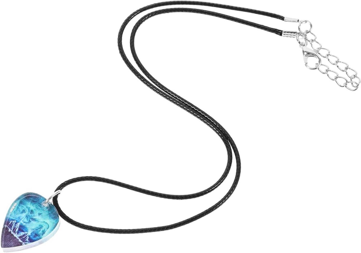 Plectrum Ketting - Gitaar Hanger - Muziek Uiten - Decoratief Accessoire - 2.1 cm - Zoals Getoond
