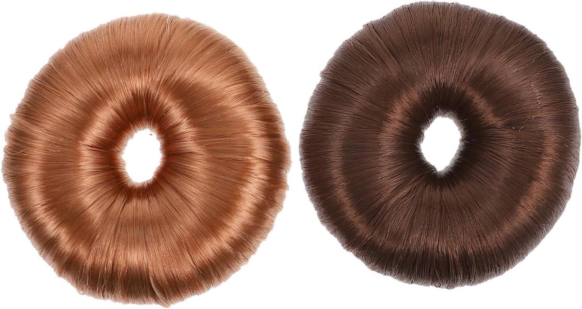 Haar Donut Shaper - Knot Vormgever - Kapsels Maken - 2 Stuks Set - 7 x 7 x 3 cm
