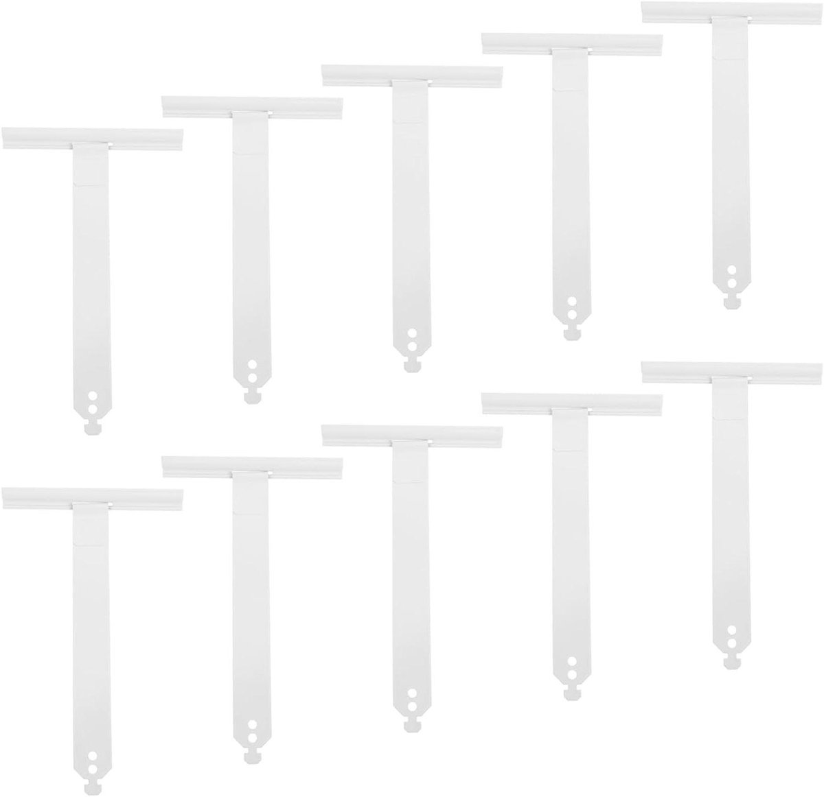 Stalen Veerhangers - Rolluikclips - Rolluik Reparatie - Zwaluwstaartontwerp - 10 Stuks - Metaal