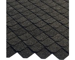 Dakshingles set - Dakbedekking strips - Dak reparatie - Leisteen look - 020 m² - Grijs