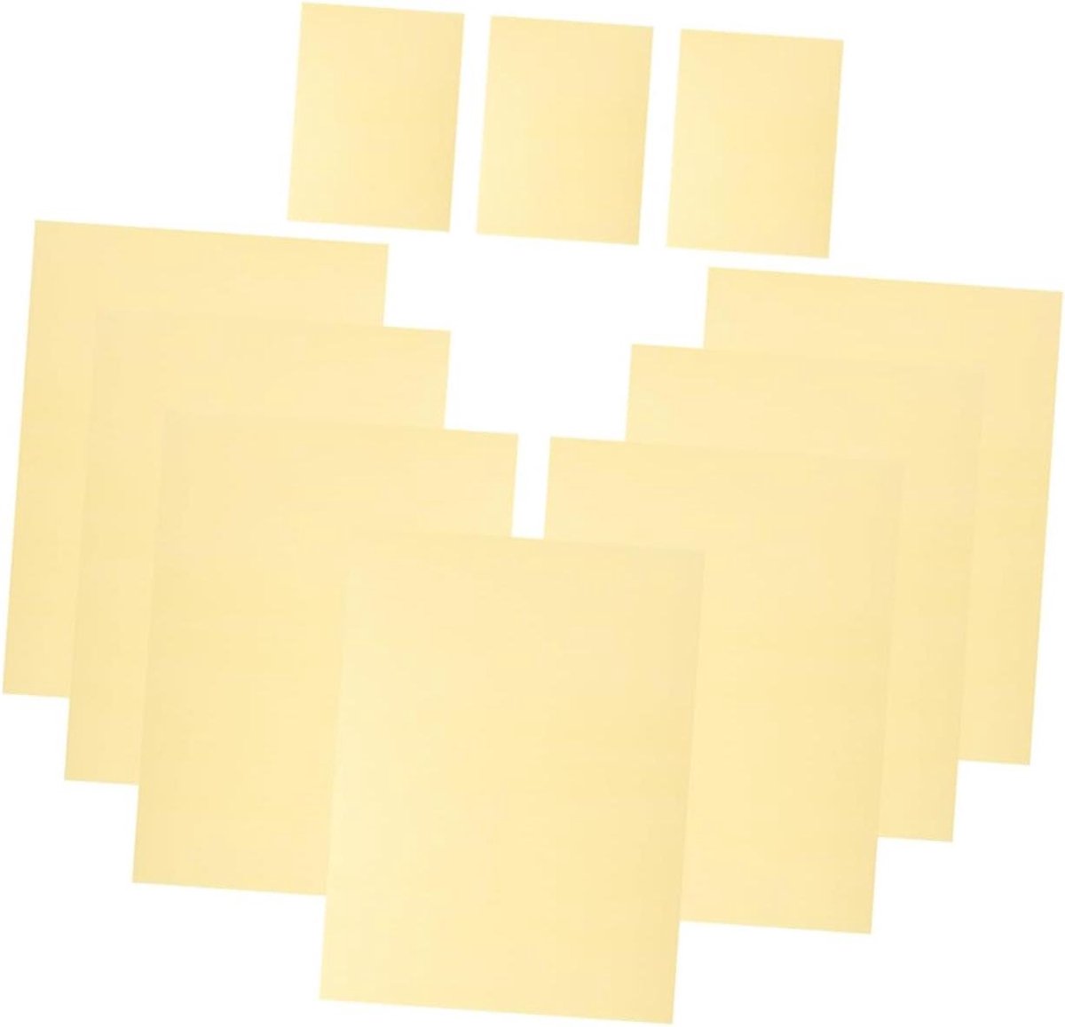 Schuimplaten Knutselen - Ambachtelijk Bord - Creatieve Projecten - Hoge Dichtheid - 30x20x0.5cm - Geel