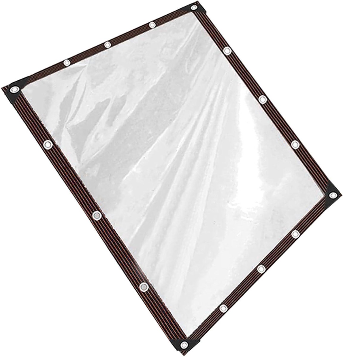 Transparant Zeil - Waterdichte Folie - Buitenruimte Beschermen - Versterkte Ogen - 200 x 20 cm - Transparant