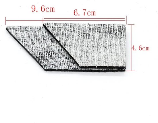 Pool Tafel Kussen - Biljart Onderdelen - Tafel Reparatie - Rubberen Constructie - 8 Grote 4 Kleine - Grijs — afbeelding 4