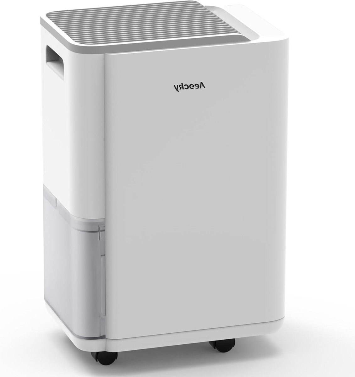 Luchtontvochtiger - Vochtvreter - Droogt kleding - Energiezuinig compressor model - 25 L per dag - Grijs