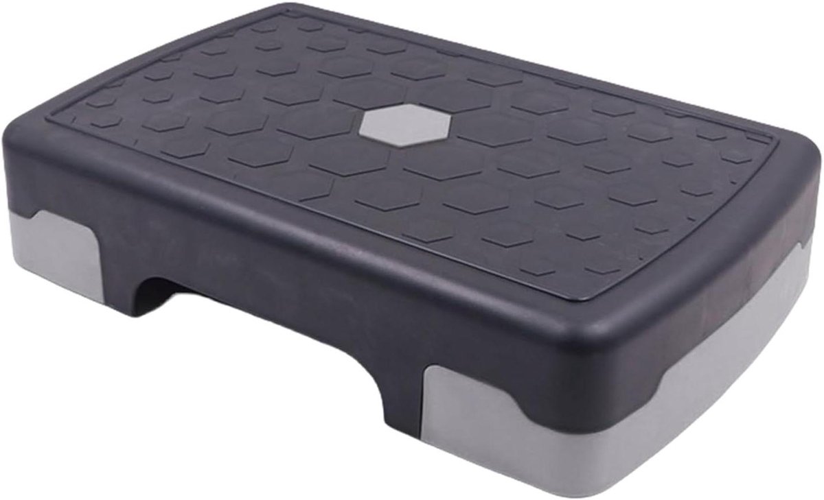 Fitnessplatform Aerobic - Trainingsapparaat Lichaam - Thuis Workout - Antislip Oppervlak - 45 x 30 cm - Donkergrijs