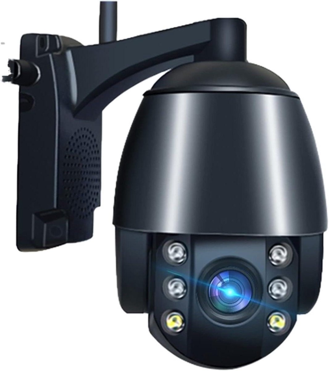 Beveiligingscamera - IP Camera - Huis Beveiligen - 5MP Kleur Nachtzicht - 5x Zoom - Wit