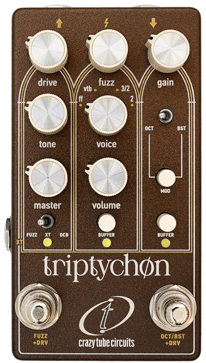 Crazy Tube Circuits Triptychon - Distortion voor gitaren