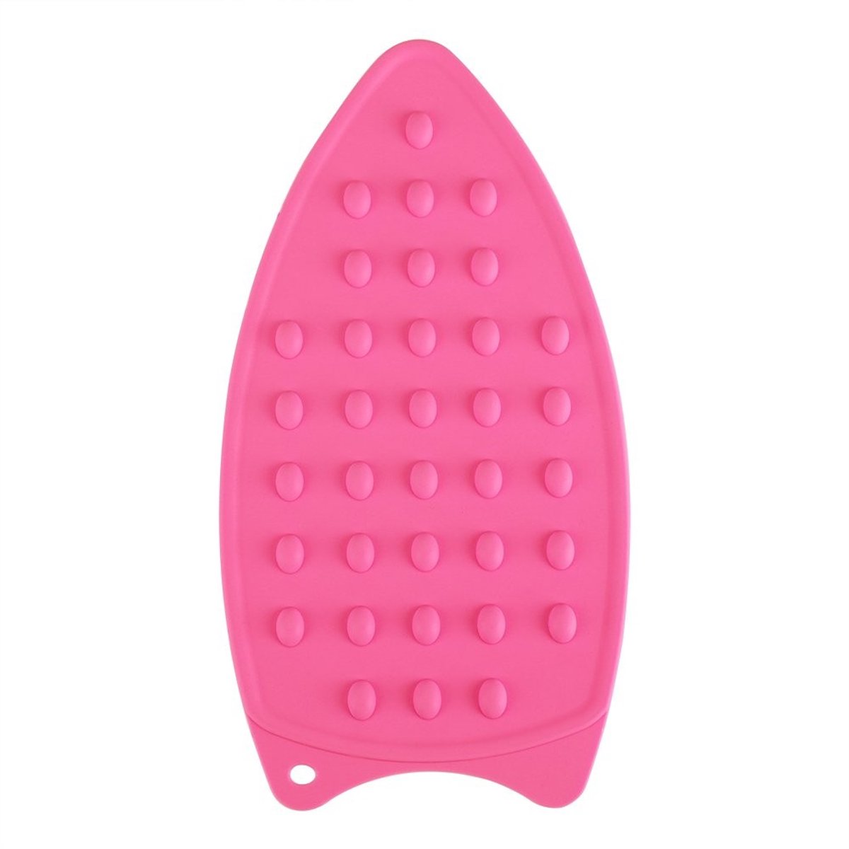 Silicone Strijkijzer Onderzetter - Hittebestendige en Antislip Mat (Roze Rood)