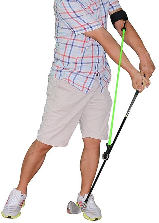 Allecto - Golf Swing Trainer - Flexibel en Duurzaam - Ideaal voor Thuisgebruik - Rubber Golf Swing Touw - Geschikt voor Alle Golfers - 27,8 x 19,3 ... van Merkloos — afbeelding 4