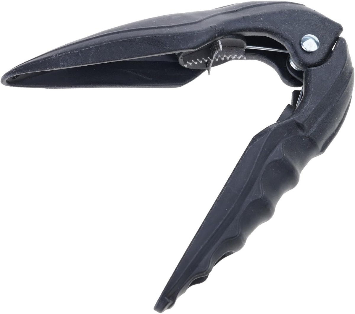 Premium roestbestendige kastanjekraker van staal met antisliphandvat — Ideaal voor het kraken van noten en voor stijlvolle keukenopslag. Kleur: Zwart.