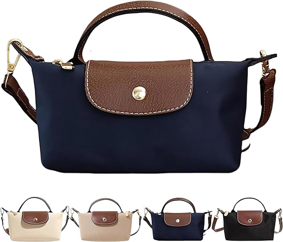 Blauwe Dames Handtas - Mini Schoudertas en Crossbody - Compact Ontwerp voor Telefoon en Essentiële Spullen