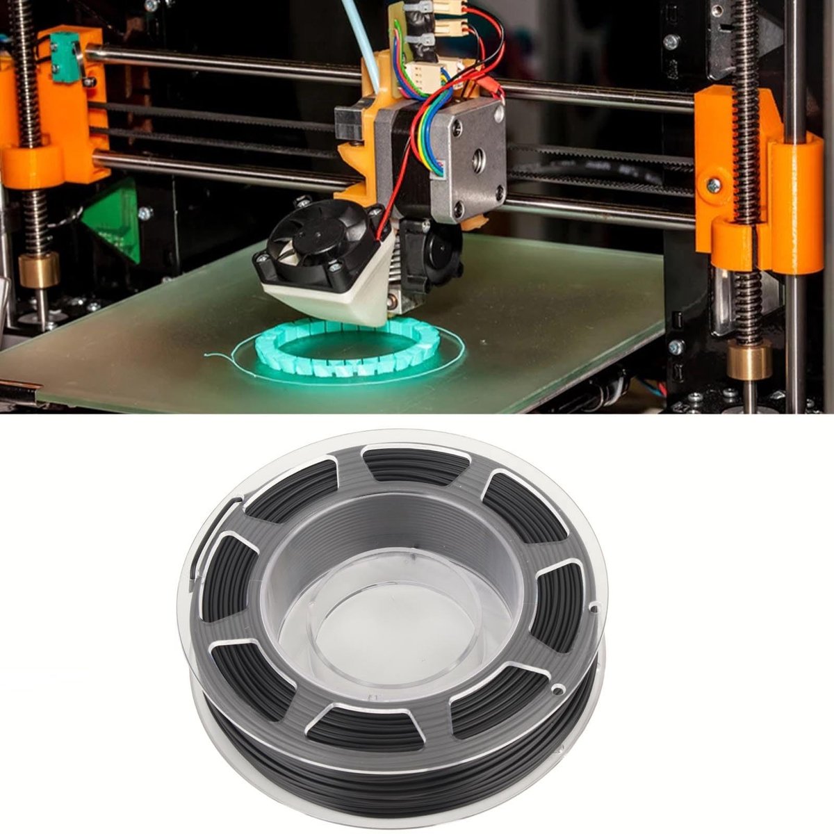 ONF3 - Conductive PLA Filament - Duurzaam en Veelzijdig - Voor 3D Printers - 1.75mm - Hoge Kwaliteit - Eenvoudig te Gebruiken - Geschikt voor Di...