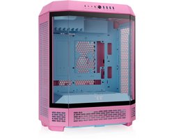 Thermaltake The Tower 600 Mid - PC Case - Behuizing - Gehard Glas - 2x140mm Ventilator - Roze