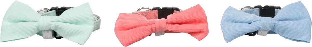 Flamingo - Hond Halsband Puppy met strik Elfi Meerdere kleuren XXS 15-25cm 10mm