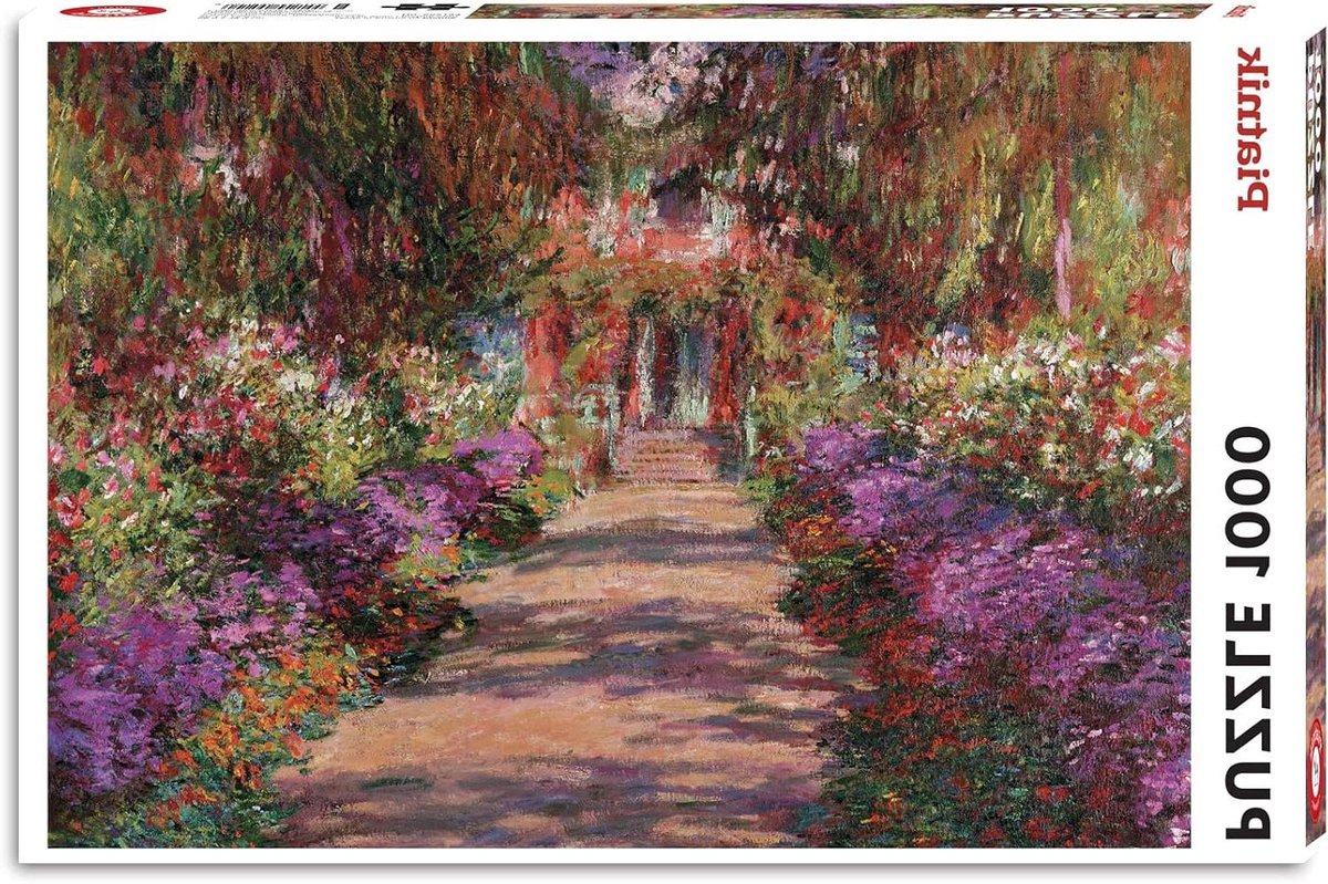 Legpuzzel - Monet Tuin - Ontspannen Puzzelen - 1000 Stukjes - Standaard Maat - Kleurrijk