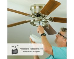 Condensator Plafondventilator - Startcondensator Motor - Ventilator Starten - Laag Verlies - 15 uF - Zwart