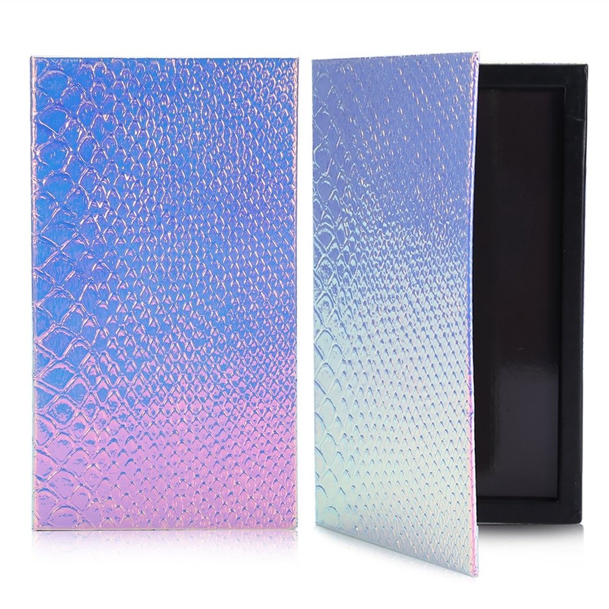 aladdien - Leeg magnetisch cosmeticatalet - Make-up doos zeemeermin - 18 x 10 cm - Perfect voor oogschaduw - Ideaal voor lippenstift en rouge