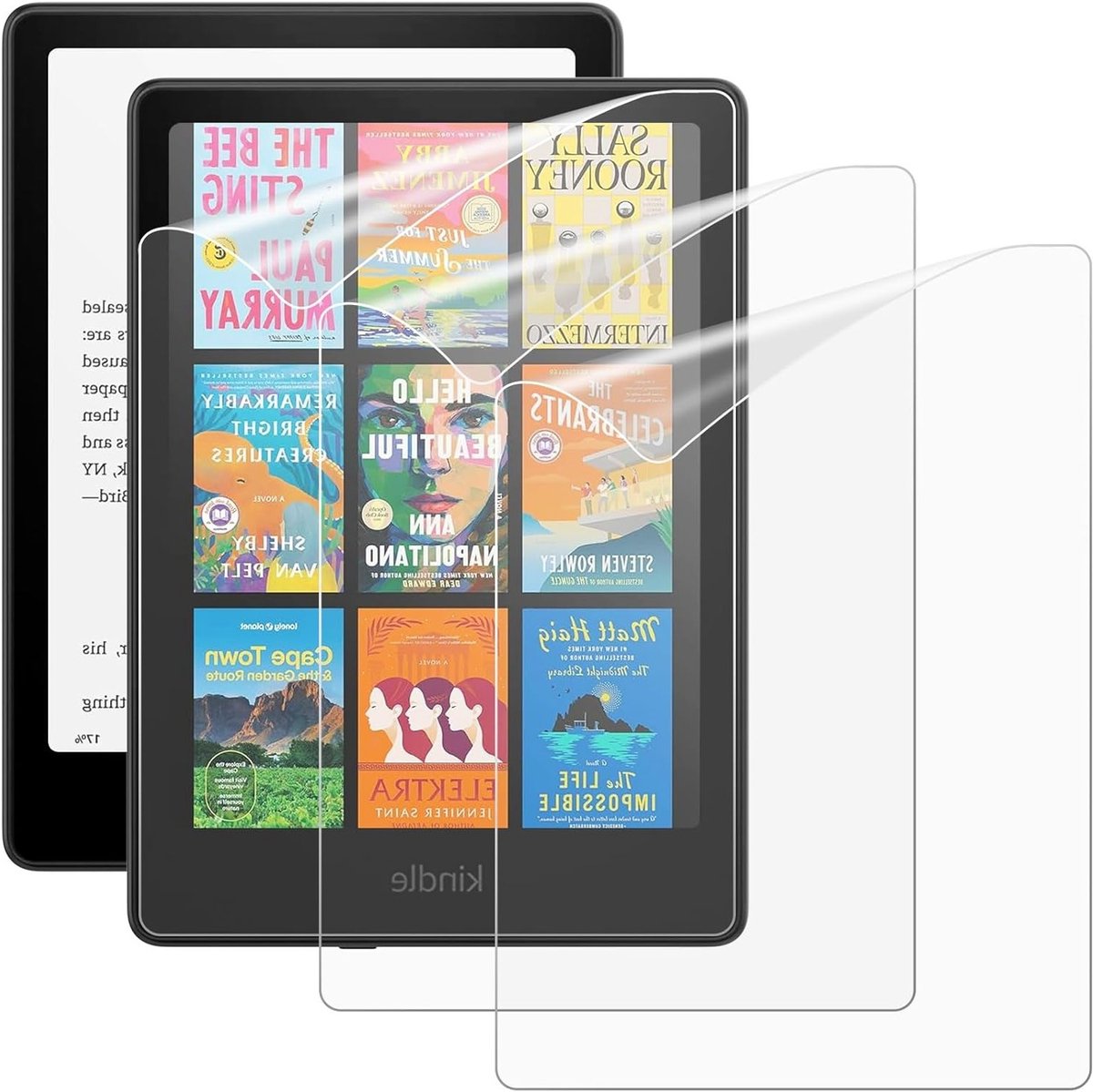 3-Pack Screen Protector voor 7" Kindle Paperwhite 12e Generatie en Kobo Libra, Matte Anti Glare PET Beschermfolie, Case Vriendelijk en Krasbestendig