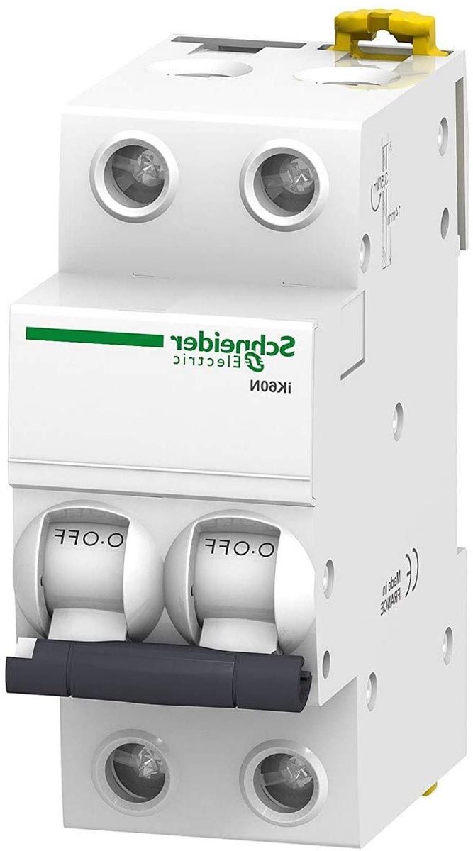 Automatische Zekering - Stroomonderbreker Zekering - Elektrische Installatie Beveiligen - Dubbele Isolatie Klasse 2 - 16 Ampère - Grijs