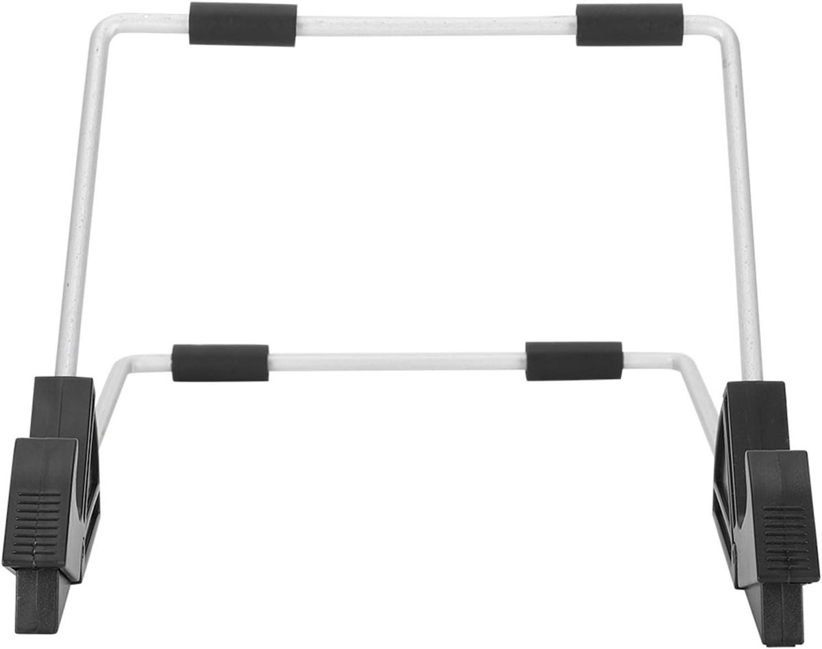 Laptopstandaard - Tabletsteun Bureau - Ergonomisch Werken - Hoogte Verstelbaar - 2 Stuks - Zwart