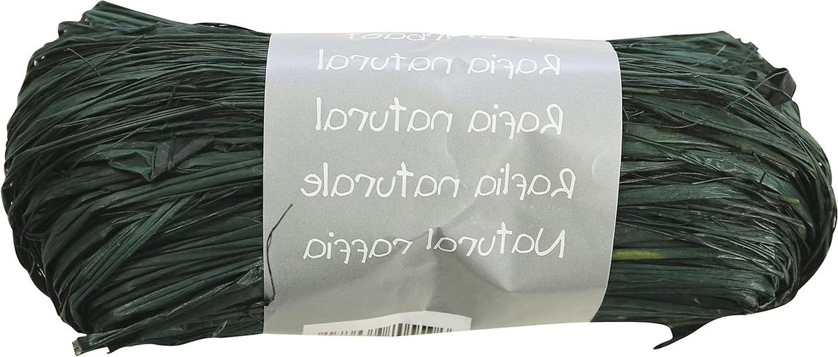 Raffia bal - Touw Decoratie - Cadeaus Inpakken - Natuurlijke Vezels - 50 gram - Groen