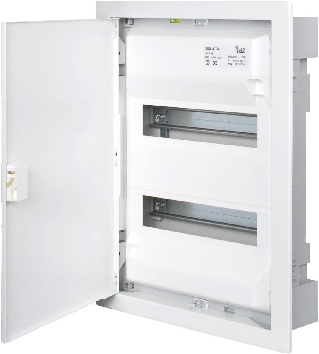 Metalen Verdeelkast - Elektrische Kast Groepenkast - Groepen Beveiligen - Voor 28 Elementen - 333 x 88 x 435 cm