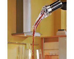 Wijnluchtinlaat voor een perfecte decantering, druppelvrije schenktuit, ideaal voor rode wijn, cadeau voor wijnliefhebbers en verjaardagen