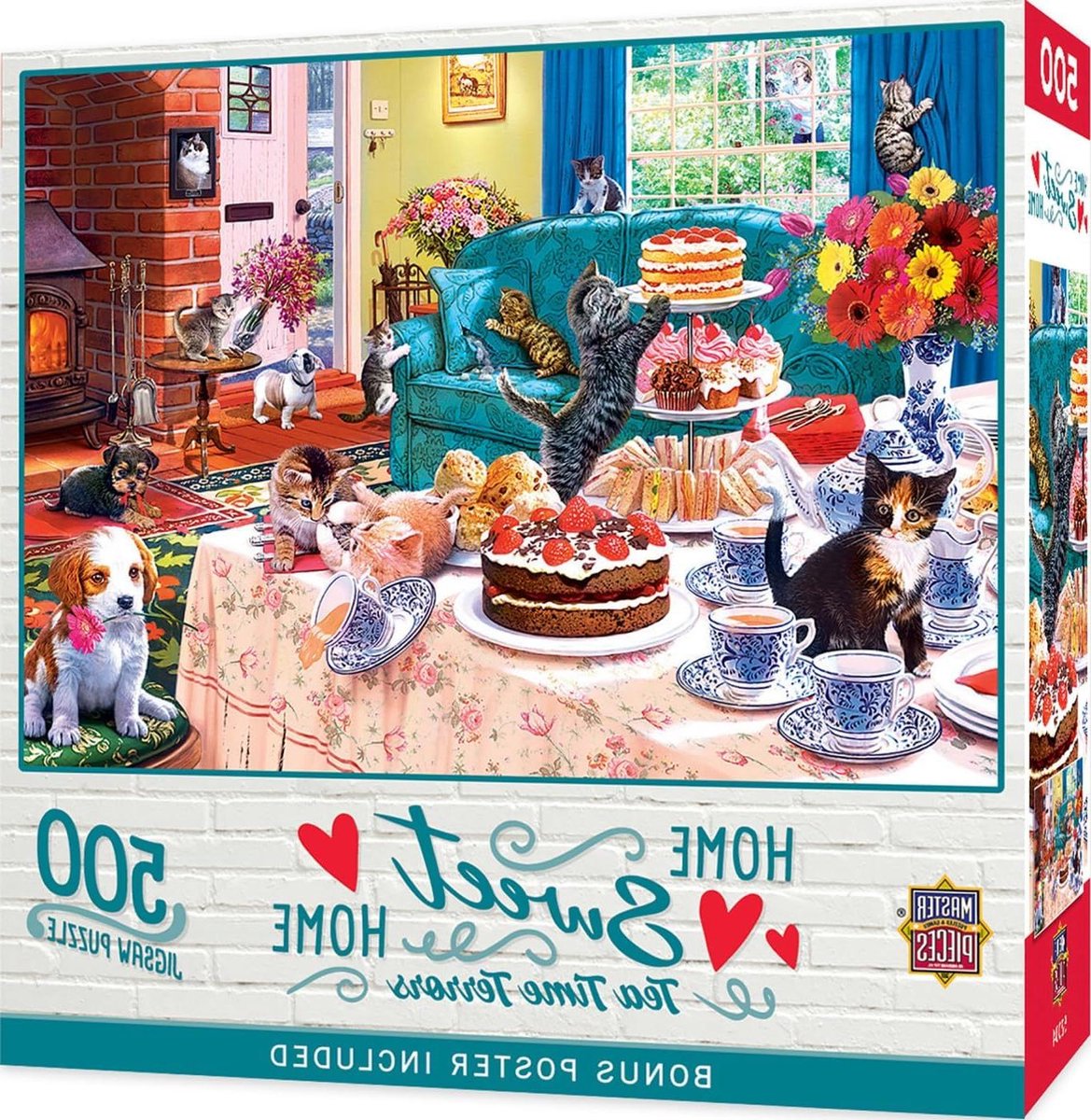 Legpuzzel Volwassenen - Puzzel Kinderen - Ontspannen Avond - Matte Afwerking - 550 Stukjes - Meerkleurig