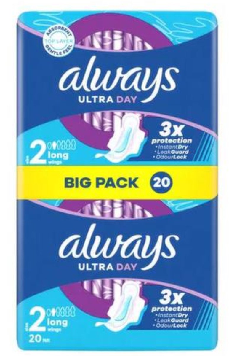 Always Ultra - Maandverband - 2 Long With Wings - 20st