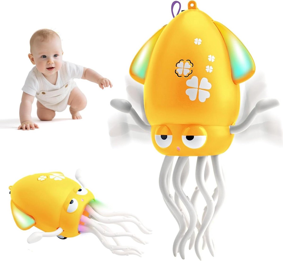Dansende Octopus Speelgoed - Muziek Octopus - Baby Entertainment - Met Muziek Functie - 10 x 10 x 10 mm