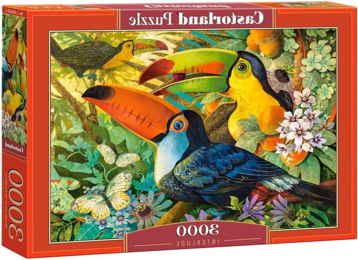 Legpuzzel Dieren - Hobby Puzzel - Ontspannend Tijdverdrijf - Uitstekende Afdrukkwaliteit - 920x680mm - Multicolor