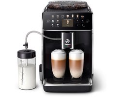Saeco GranAroma - Espressomachine - 16 Dranken met melksysteem - Volautomatisch - Koffiemachine met bonen + AquaClean filter - Zwart (SM6580/00)