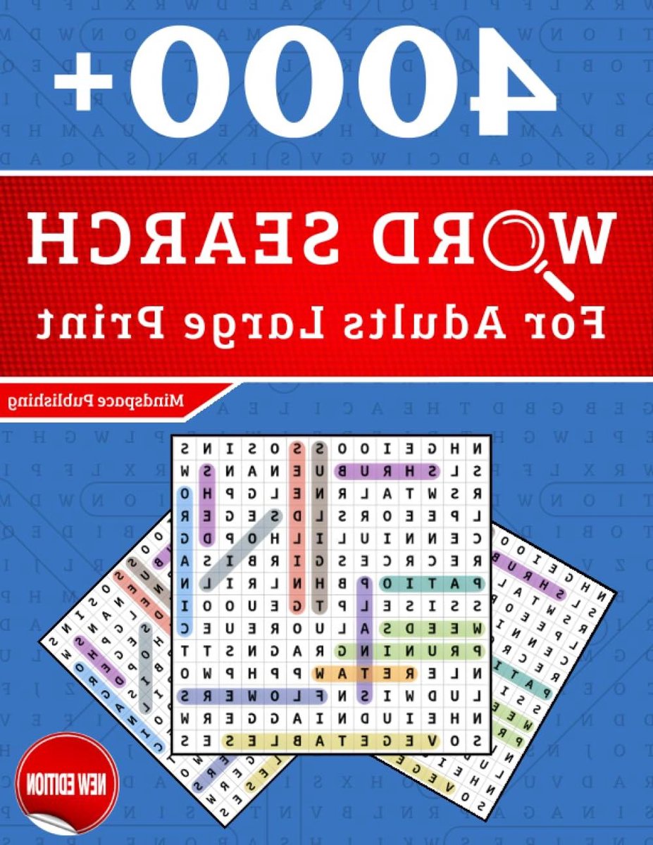 Woordzoeker Boek - Puzzelboek Volwassenen - Mentale Stimulatie - 200 Thematische Puzzels - Large Print - Niet gespecificeerd
