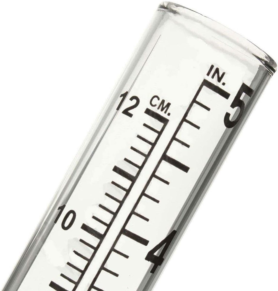 Regenmeter Glas - Regenmeter Buis - Buiten Meten - Vergrootte Schaal - 14 cm - Transparant