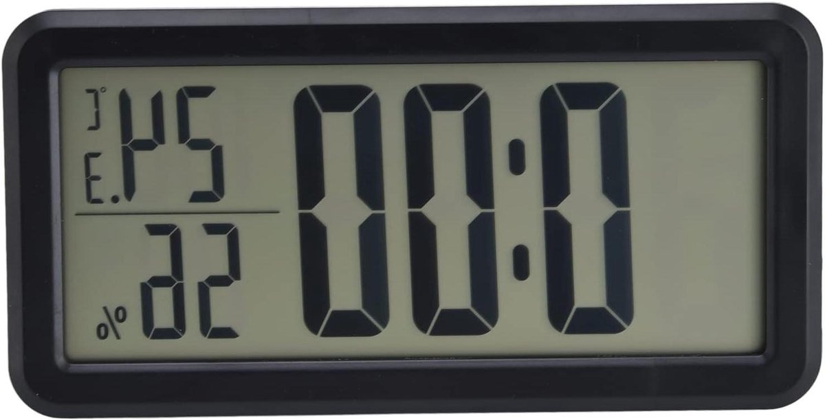 Digitale Wekker - Elektronische Klok - Realtime Monitor - Ingebouwde Sensor - 150 x 75 x 14 mm - Wit