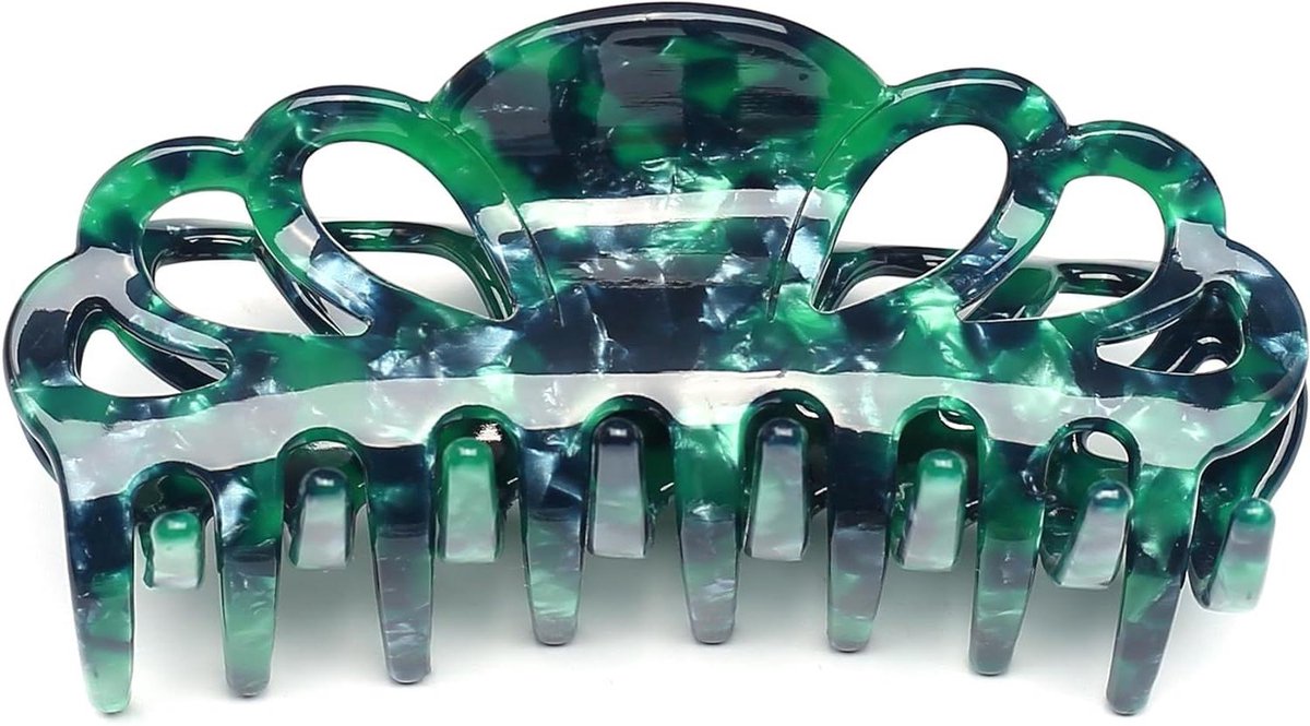 Haarclip Groen - Haarspeld Dames - Haar Styling - Cellulose Acetaat - 10 cm - Groen