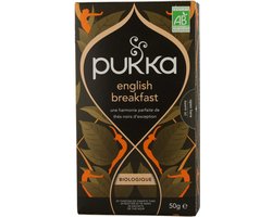 Pukka Tea English Breakfast - 20 Theezakjes - Biologische Zwarte Thee - Klassieke Blend - 1 x 20 zakjes