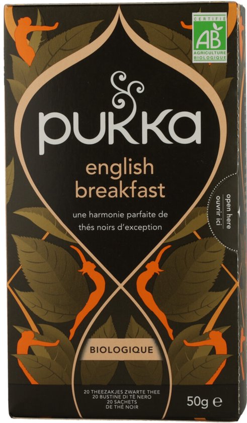 Pukka Biologische Thee Elegant English Breakfast - 20 stuks