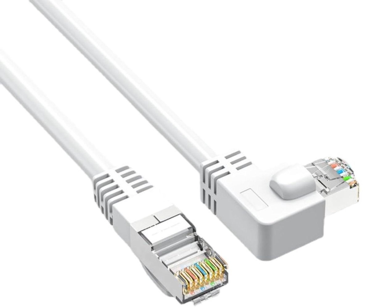 Cat6 Ethernet Kabel Hoekadapter 90 Graden Netwerkkabel voor Internetverbinding