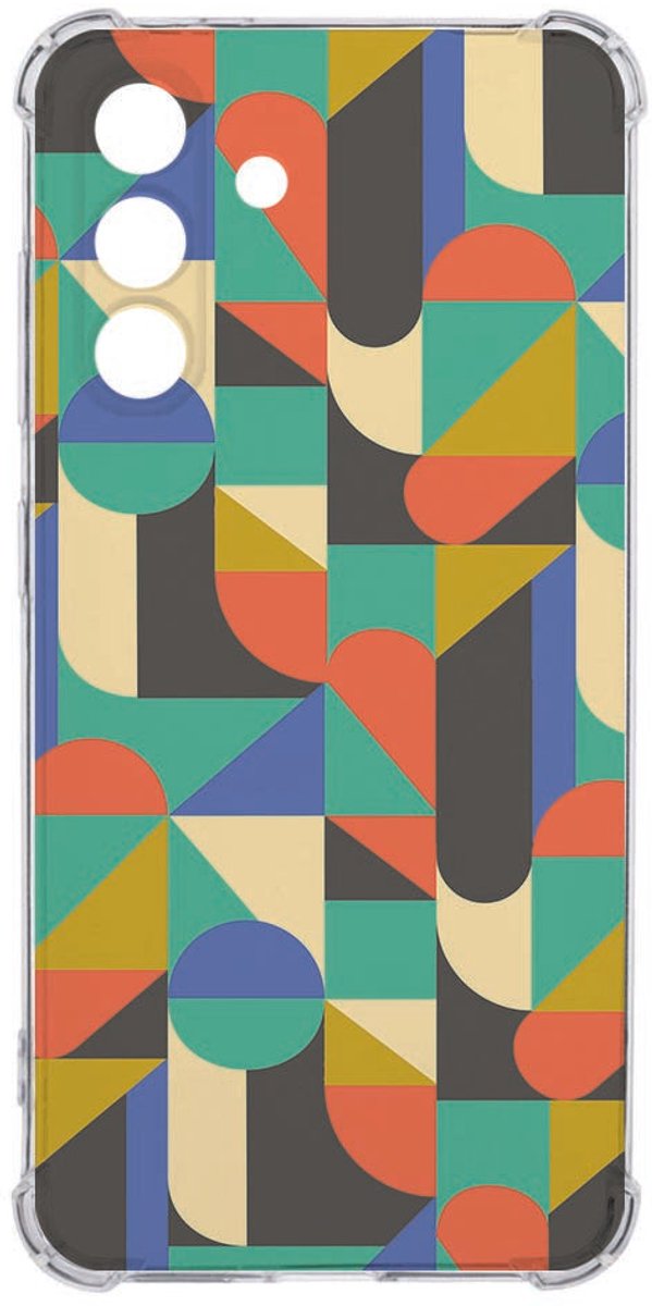 Samsung Galaxy A36 Flexibele Back Cover - Funky Retro TPU Antishock