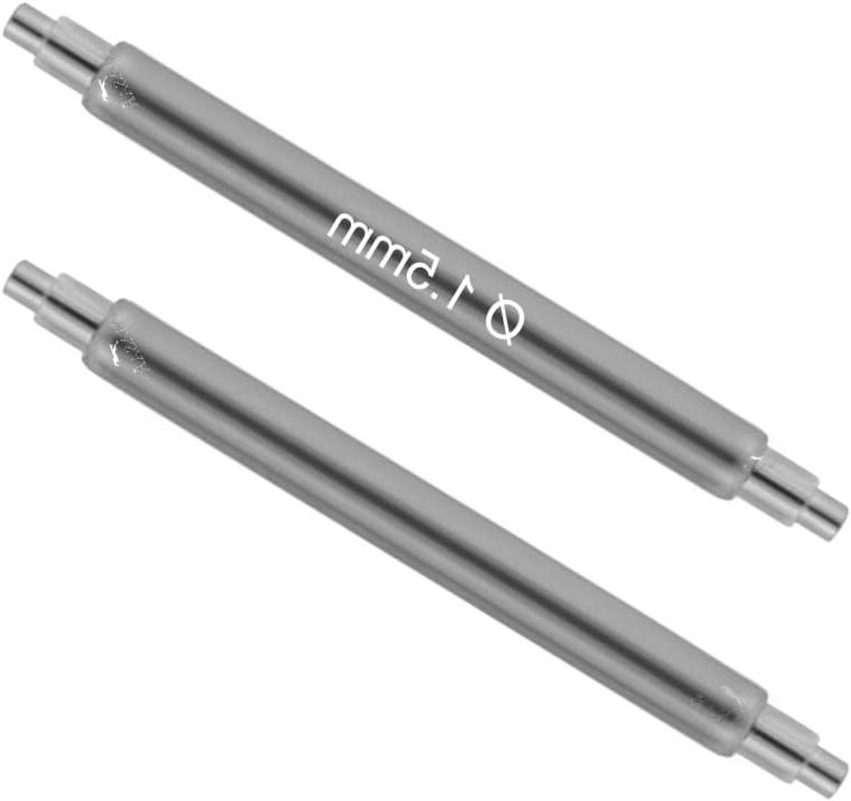Pompstiften Horlogebandjes - Veertjes Horloge - Horlogebandjes Vervangen - Roestvrij staal 316L - 1.5 tot 1.6 mm - Zilver