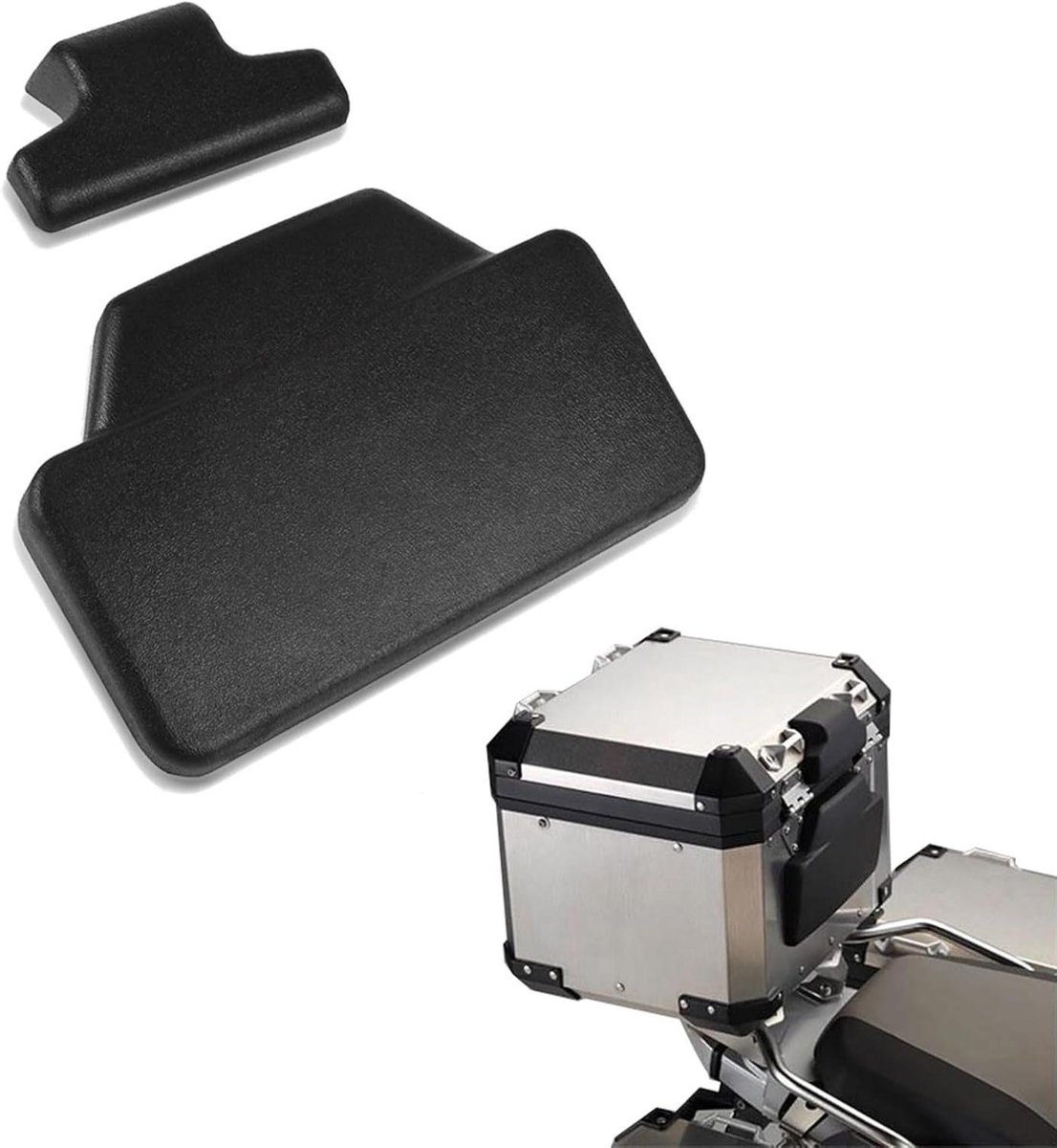 Motor Rugleuning - Passagierskussen - Comfortabel Rijden - Stevig Metalen Frame - N.v.t. - Zwart