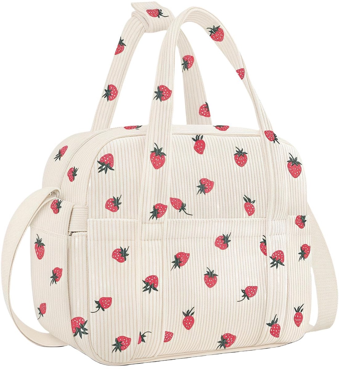 Cosensi- Koeltas Klein - Isolerende Lunchtas - Herbruikbare Koeltas - Zachte Corduroy - Compacte Afmetingen 24,5x15x19 cm - Voor Onderweg