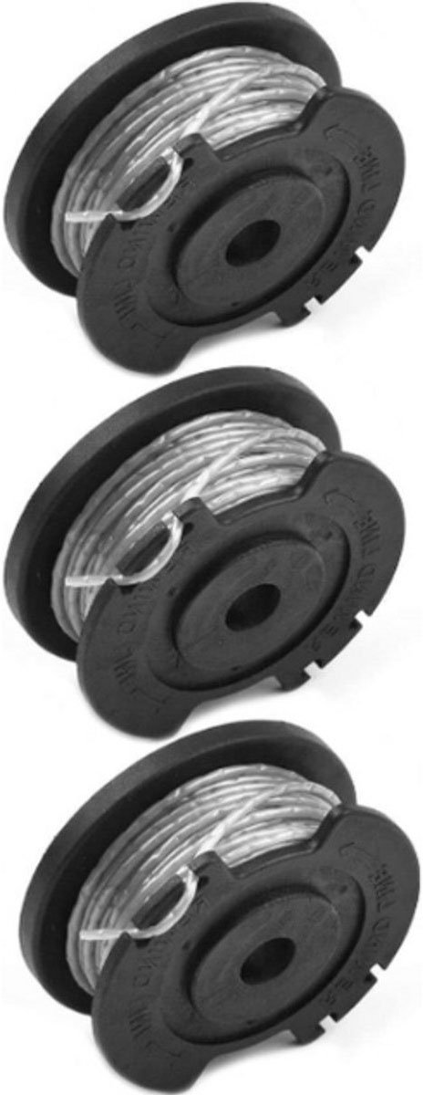 3 stuks Spool & Lijn Vervanging geschikt voor Bosch Easy Gras Cut 18 V 23 26 18 Strimmer Bijlagen Onderdeelnummer F016800569