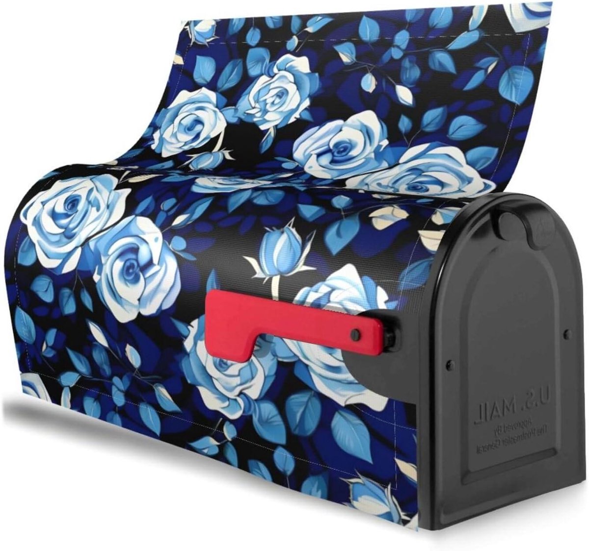 Brievenbus Cover - Postbakhoes - Buiten Decoratie - Magnetische Bevestiging - 46x53 cm - Zwart